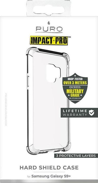Actual product image Puro Impact Pro Hard Shield - Case for Samsung Galaxy S9+ (black) (Samsung Galaxy S9+)