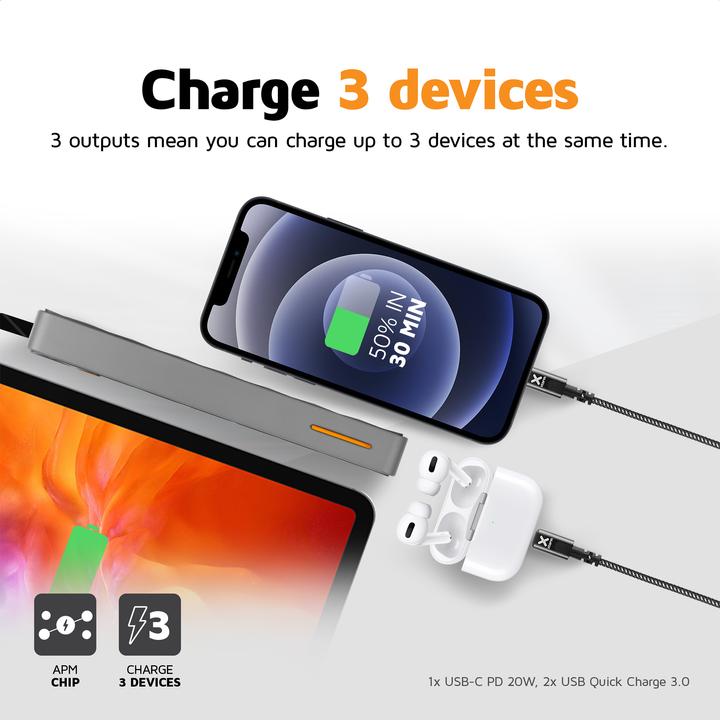 Actual product image Xtorm Fuel Series 4 (10000 mAh, 20 W, 37 Wh)