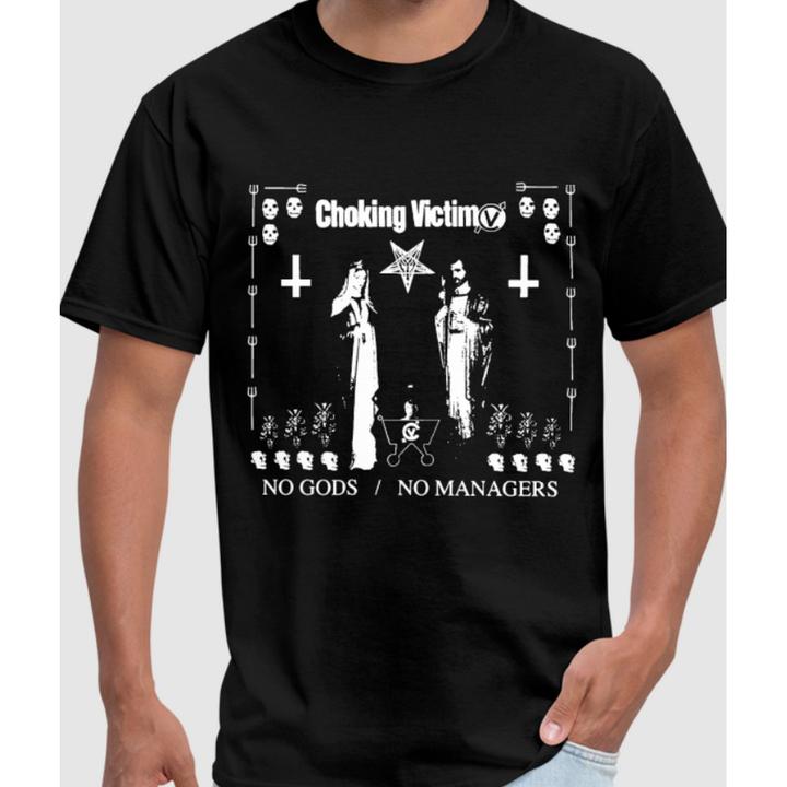Produktbild Universal Textiles No Gods No Managers TShirt (S)