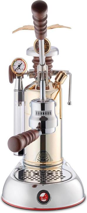 Actual product image La Pavoni LPLESC01EU, espresso machine Esperto Competente, Chrome/or (EU plug)
