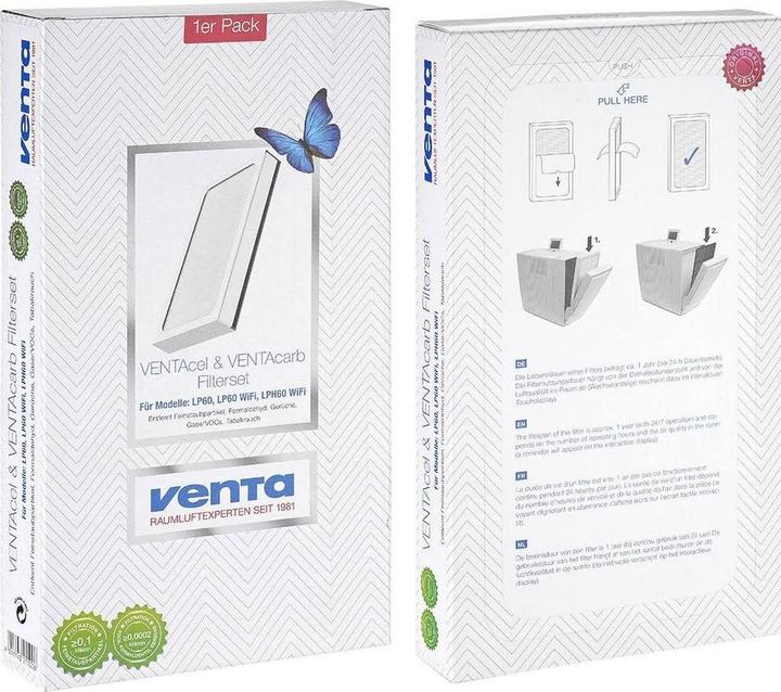 Produktbild Venta Ventacel & Ventacarb (1 x)