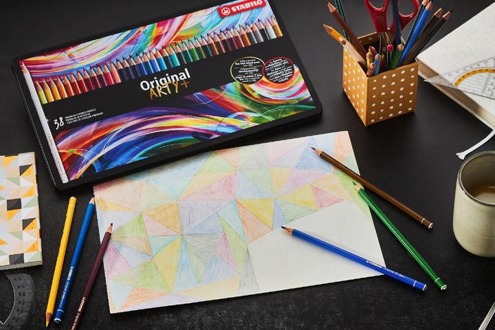 Produktbild STABILO Original ARTY Farbstift, 12er Etui (Mehrfarbig, 12 x)