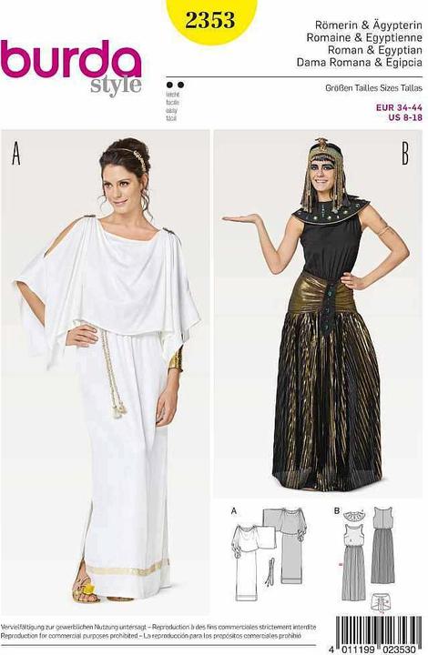 Actual product image Pattern Roman + Egyptian Costume