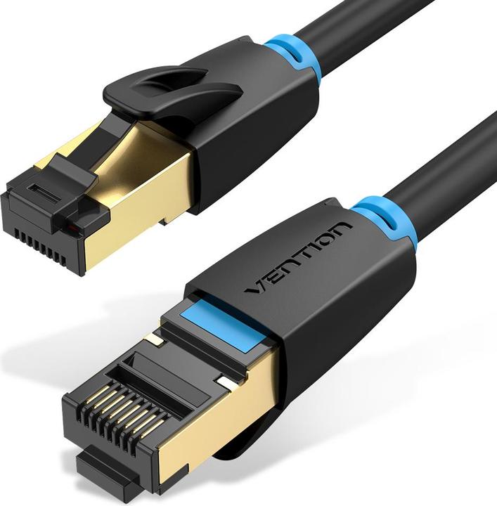 Immagine prodotto Vention Cavo di rete SFTP Categoria 8 IKABK 8m Nero (S/FTP, CAT8.1, 8 m)