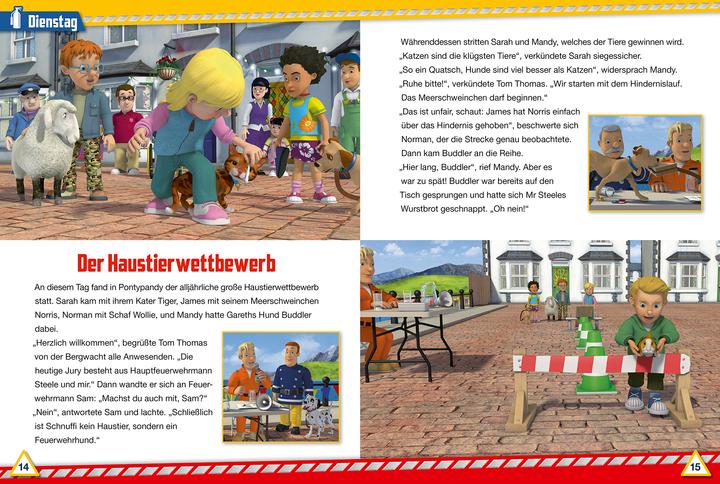 Image du produit Panini Feuerwehrmann Sam: Eine Woche voller Feuerwehrgeschichten (Allemand, Nicole Hoffart, Eva-Regine Rauch, Surtaxe Katrin, 2018)
