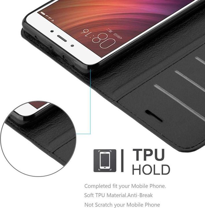 Produktbild Cadorabo Book mit Standfunktion Cover (Xiaomi Redmi Note 4)