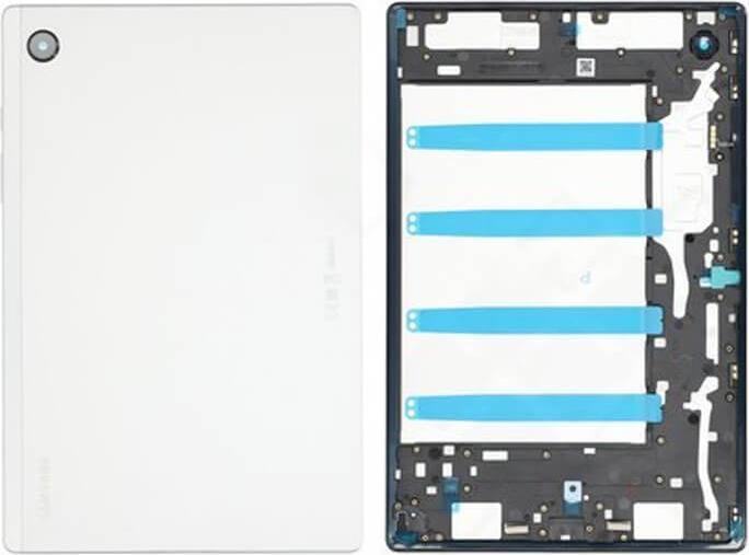 Actual product image Samsung Battery Cover for X205 Galaxy Tab A8 LTE - silver (x205)