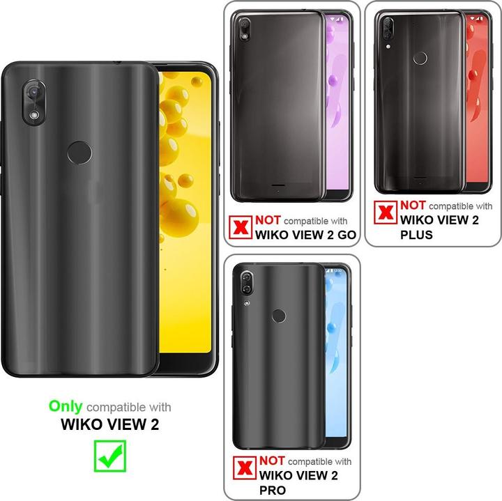 Actual product image Cadorabo Case for WIKO VIEW 2 with belt clip (Blu View 2, Wiko View 2)