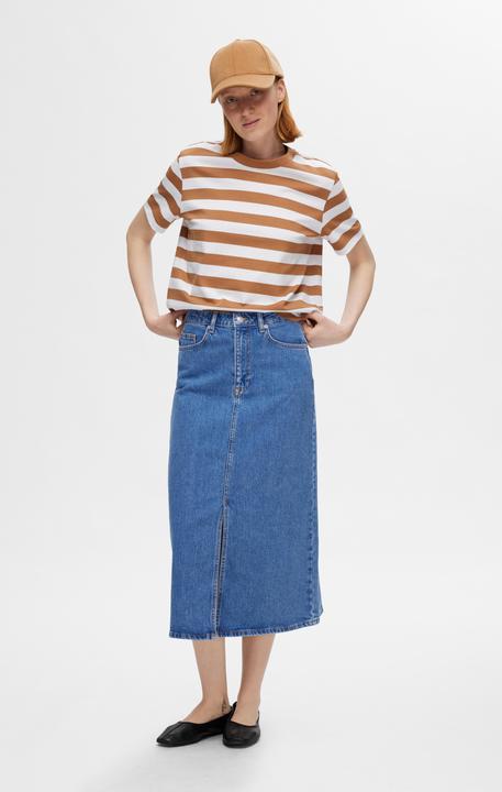 Immagine prodotto Selected Femme Gonna midi di jeans (42)
