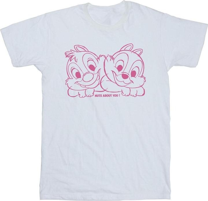 Actual product image Disney Mens Chip 'n' Dale Nuts About You T-Shirt (XL)