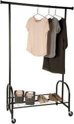Produktbild Wenko Teleskop-Garderobe Profi 50696100 schwarz Metall 121,0 x 185,0 cm