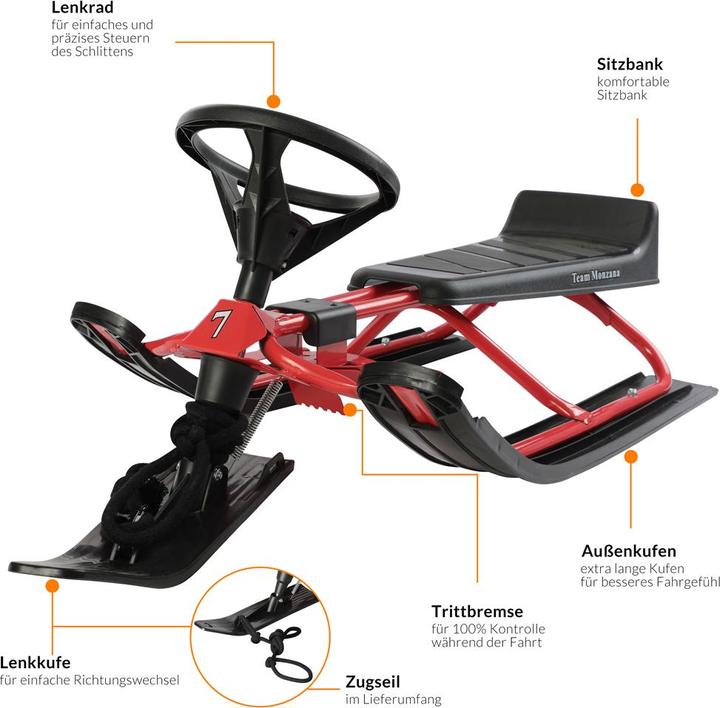 Image du produit Monzana Luge Snow