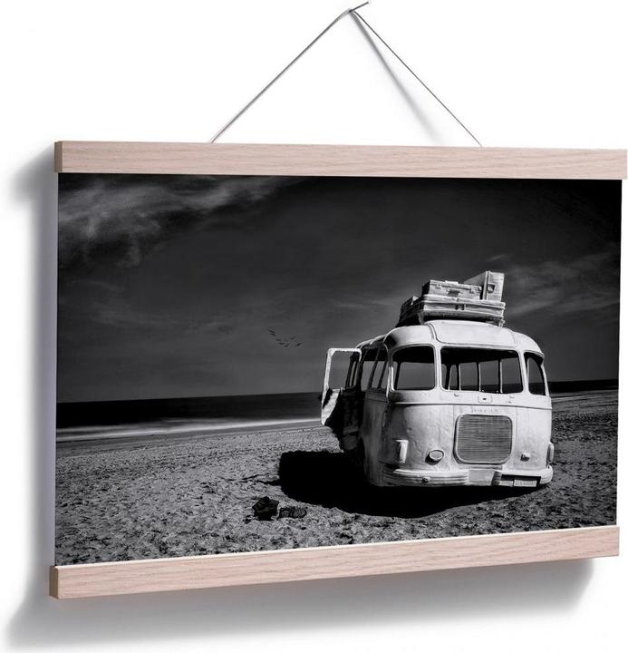 Produktbild Trenddeko Depaepe - Beached Bus (90 x 60 cm)