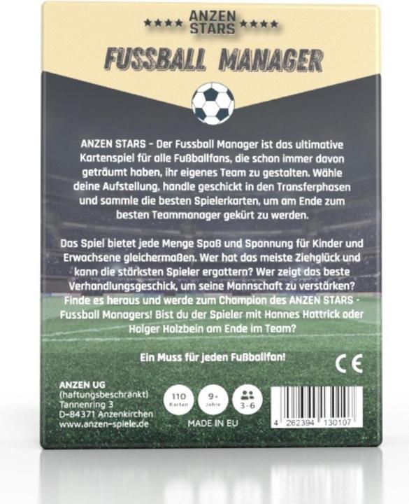 Immagine prodotto Anzen Spiele ANZEN - STARS - Football Manager (Tedesco)