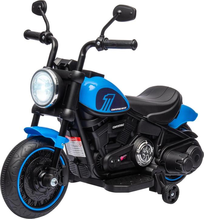 Produktbild Swisshandel24 Kinderelektro-Motorrad, 2 abnehmbare Stützräder, 1,5-3 km/h, für 1,5-3 Jahre Kinder (6 V)
