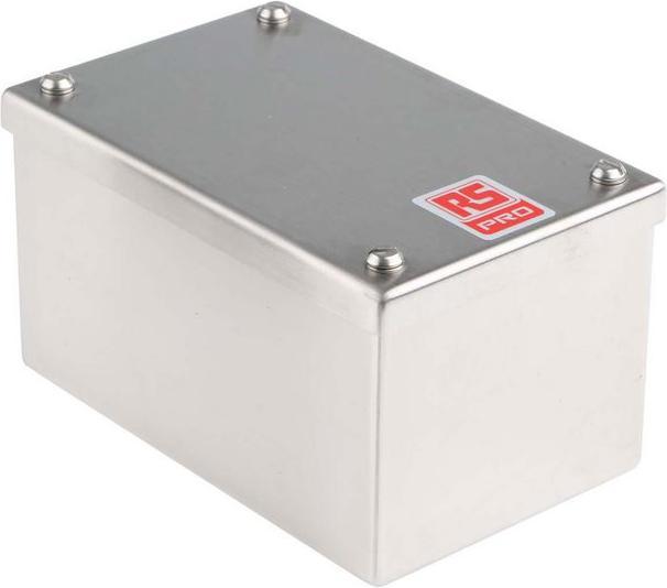 Actual product image Rs Pro Stainless Stl adaptable box 160x100x85