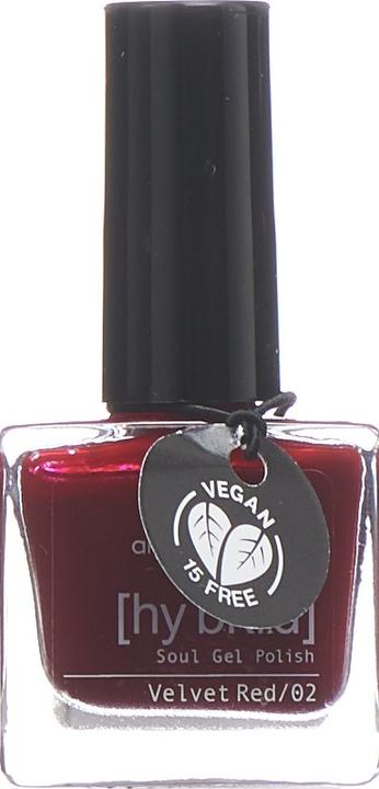 Immagine prodotto Alessandro Smalto per unghie Hybrid 115 Velvet Red (115 Velluto rosso, Smalto per unghie effetto gel)