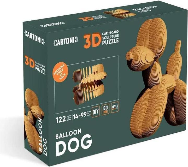 Immagine prodotto Cartonic Cane a palloncino - Modello in cartone 3D