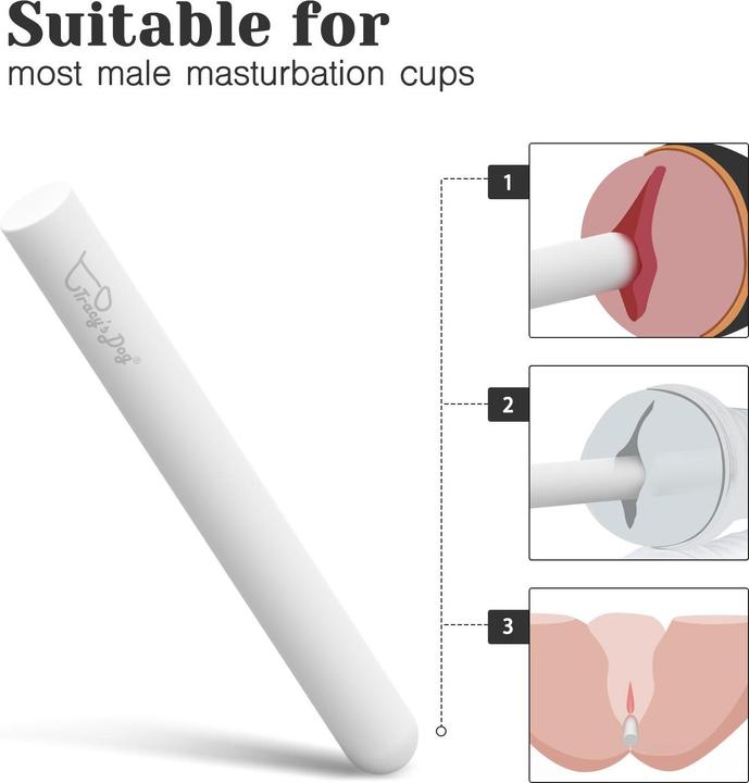 Actual product image Tracy's Dog Diatom Absorbent Stick For Masturbators