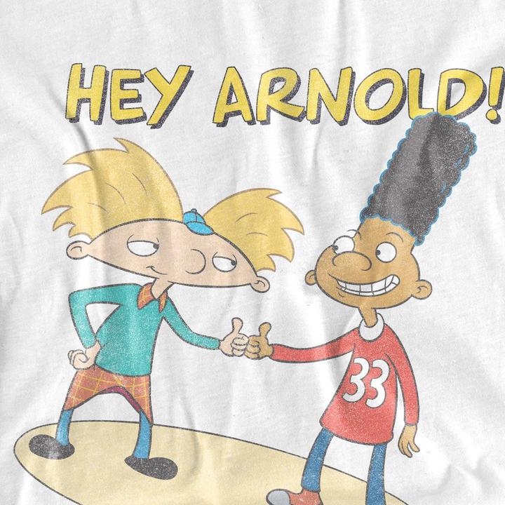 Actual product image Hey Arnold! Unisex Adult Arnold & Gerald T-Shirt (L)