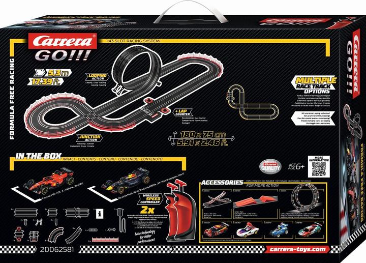 Actual product image Carrera Formula Free Racing