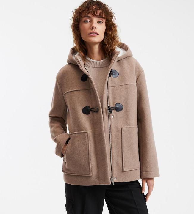 Produktbild La Redoute Collections Halblange Winterjacke im Dufflecoat-Stil (46)
