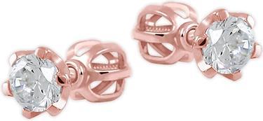 Produktbild Brilio Rose gold earrings with crystals 236 001 00765 05