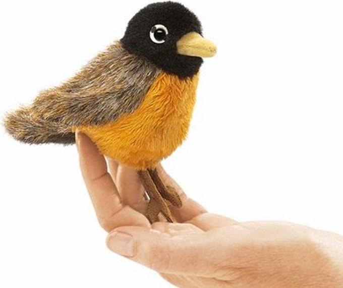Folkmanis Mini Rotkehlchen - Mini Robin