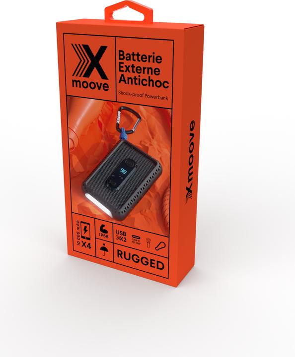 Produktbild Livoo Shockproof Externer Akku Pack (10000 mAh, 15 W, 15 Wh)