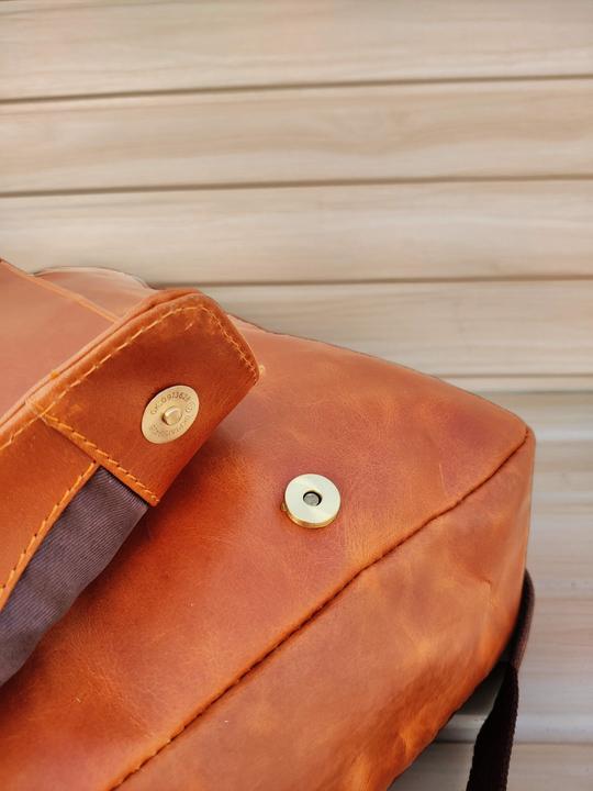 Actual product image Only-Bags.Store Genuine Leather Shoulder Bag, College Bag, Laptop Bag, Gift for Men, Office Bag, Work