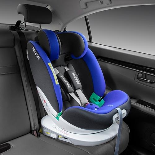 Produktbild Sparco SK3000 Red (SK3000I RD) 40-150 cm (Kindersitzerhöhung, ECE R129/i-Size Norm)