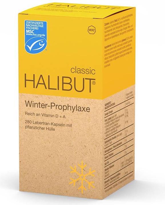 Immagine prodotto Halibut Capsule di vitamina A e D (280 Pezzo/i, Pillole, 107 g)
