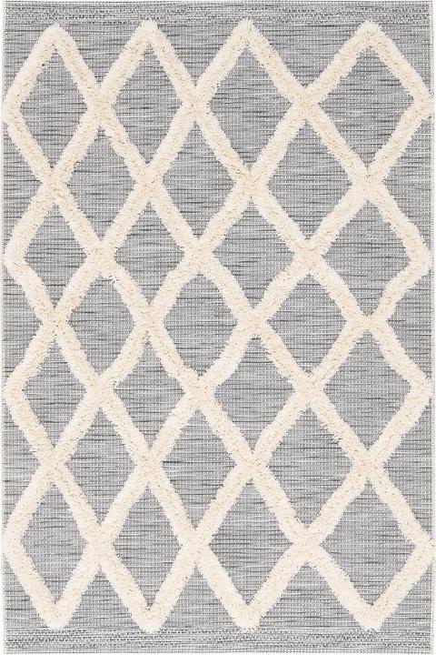Image du produit Pergamon In & Outdoor Tapis Shaggy Juist losanges (160 x 230 cm)