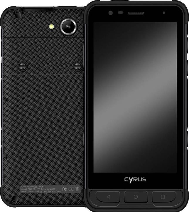 Produktbild Cyrus CS45 XA (64 GB, Black, 5", Hybrid Dual SIM, 20 Mpx, 4G)