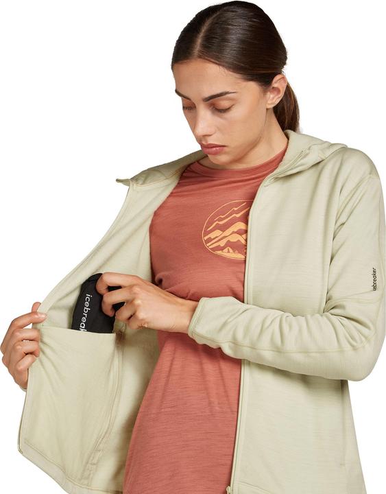 Actual product image Icebreaker Women's 360 RealFleece Elemental L/S Zip Hoodie (S)