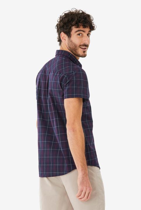 Produktbild Forclaz Hemd Herren kurzarm - NH100 blau (3XL)