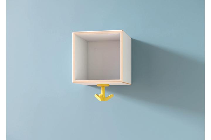 Produktbild Hewi Dreifachhaken Serie 477 matt, elastisch 95 felsgrau Höhe 69 mm Ø 51 mm