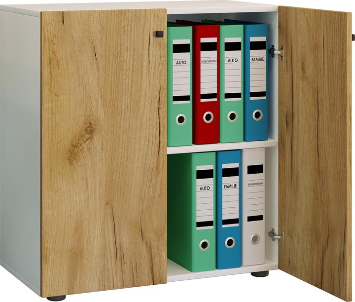 Produktbild VCM Büroschrank Aktenschrank Lona 2fach (70 x 39 x 74 cm)
