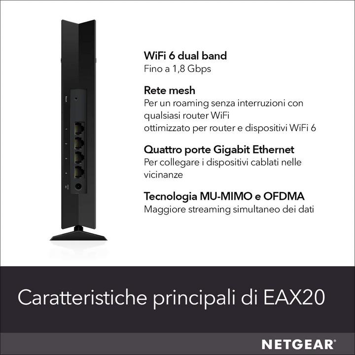 Immagine prodotto Netgear EAX20-100EUS