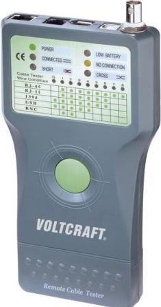 Tester per cavi CT-5 - Pinze spelafili e crimpatrici per spine occidentali a 6 e 8 pin - Strumento di posa per cavi UTP e STP (0,4 - 0,45 mm²), tester per cavi CT-5