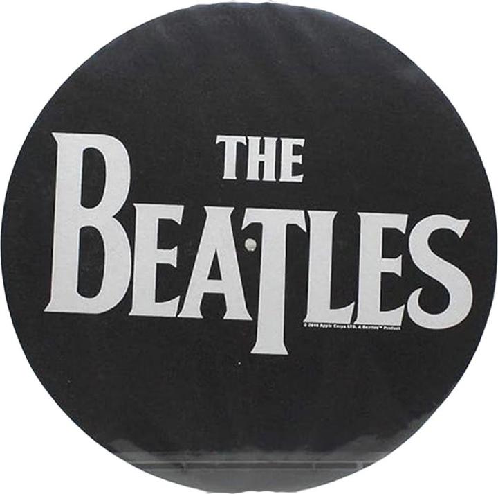 Immagine prodotto The Beatles Crossing Silhouettes Logo Drop T Tappetino per Tavolo Girevole Misura Confezione 2 (Giradischi)