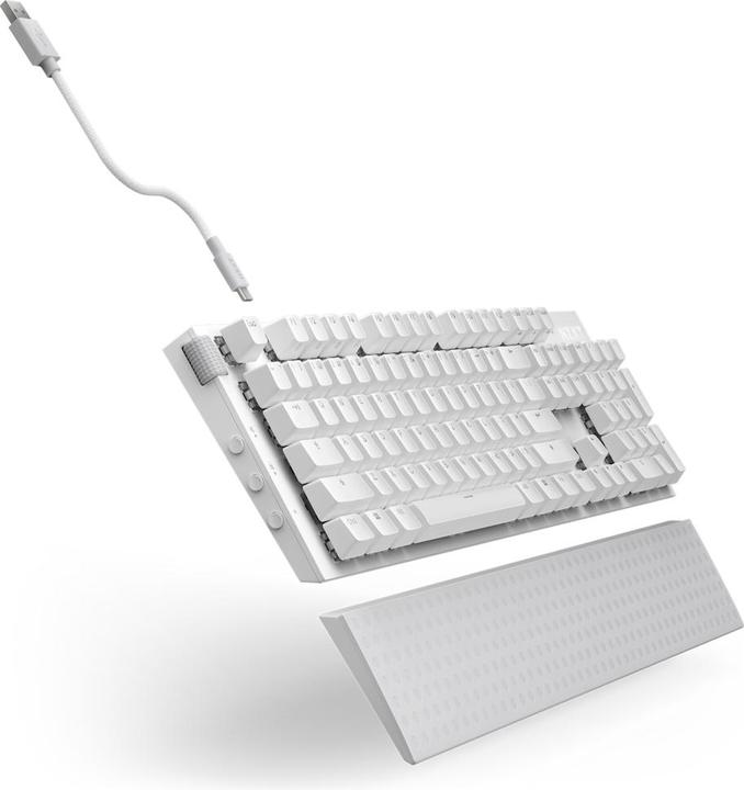 Actual product image NZXT Keyb. Function2 Full Size White KB-001NW-EN retail (DE, Cable)