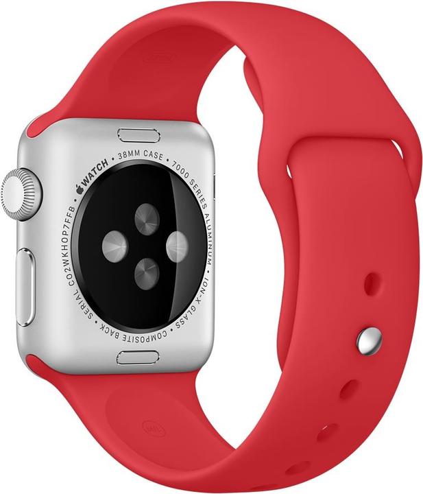 Image du produit Apple Bracelet sport (PRODUCT)RED (38 mm, Fluoroélastomère)