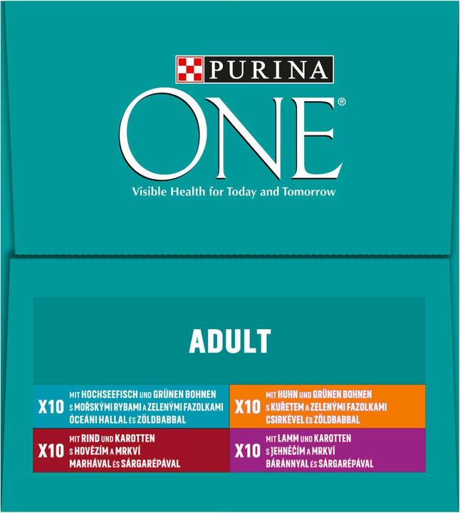 Immagine prodotto Purina ONE Adulti (Adulto, 40 pz., 3800 g)