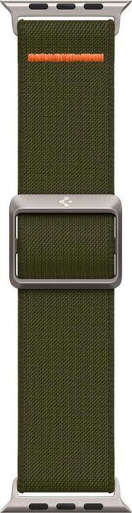 Actual product image Spigen Fit Lite Band for Apple Watch Series 42, 44, 45, 49 mm - khaki (42 mm, 44 mm, 45 mm, 49 mm, Nylon, Fabric, Stainless steel)
