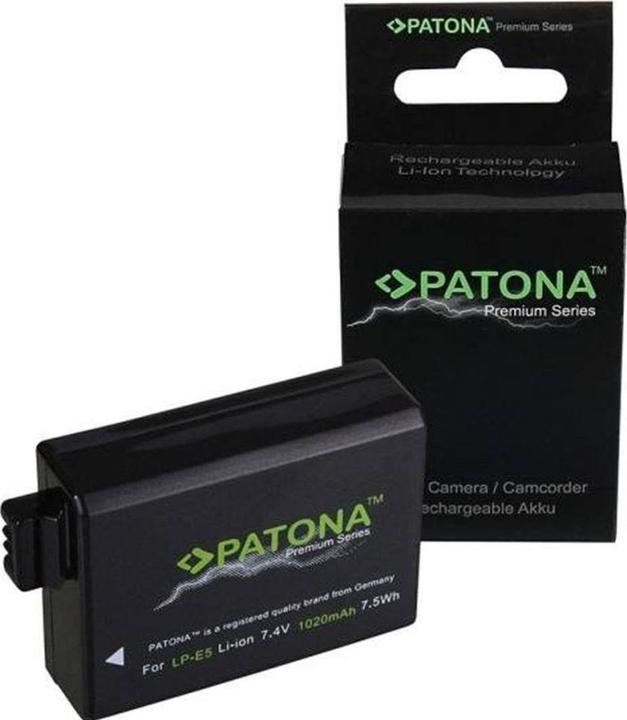 Actual product image Patona Premium Battery Canon LP-E5 (Camera battery)