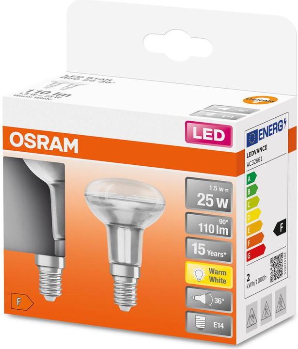 Immagine prodotto Osram LED-R50 (E14, 1.50 W, 110 lm, 1 x, F)