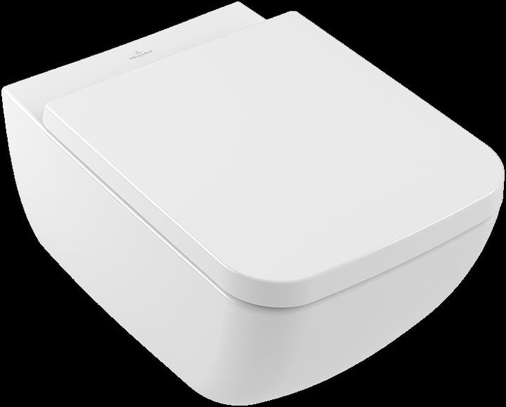 Villeroy & Boch Collaro Combi-Pack, Wand-Tiefspül-WC mit DirectFlush, mit WC-Sitz, 4626HS