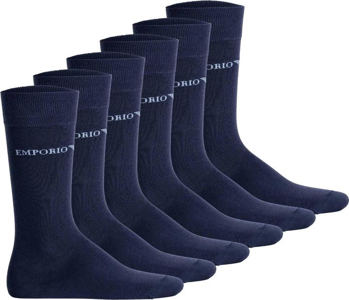 Produktbild Emporio Armani Men'S Knit Short Soc Casual Cotton (6er Pack, 40 - 45)