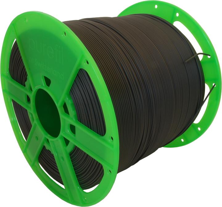Actual product image Purefil Filament (PLA, 1.75 mm, 2500 g, Grey)